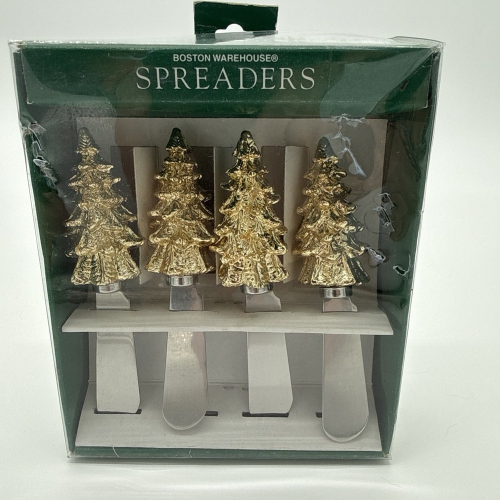 Boston Warehouse Gold Handle Christmas Tree Spreaders‎